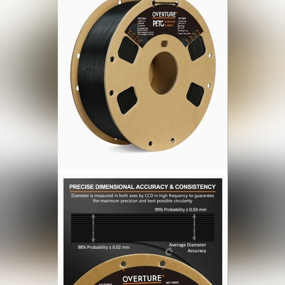 2 Boxes of 3D Printer filament New in box - Picture 7 of 9